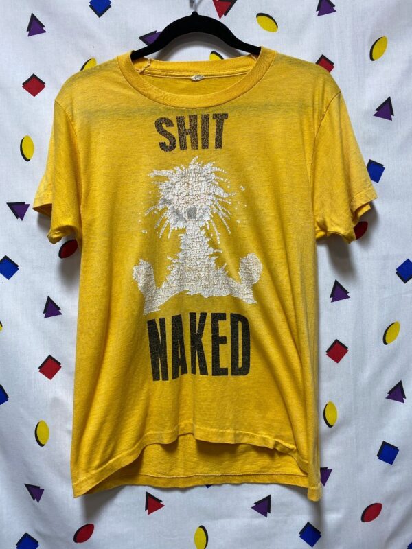 product details: SHIT NAKED FADED GRAPHIC TEE 1970S photo