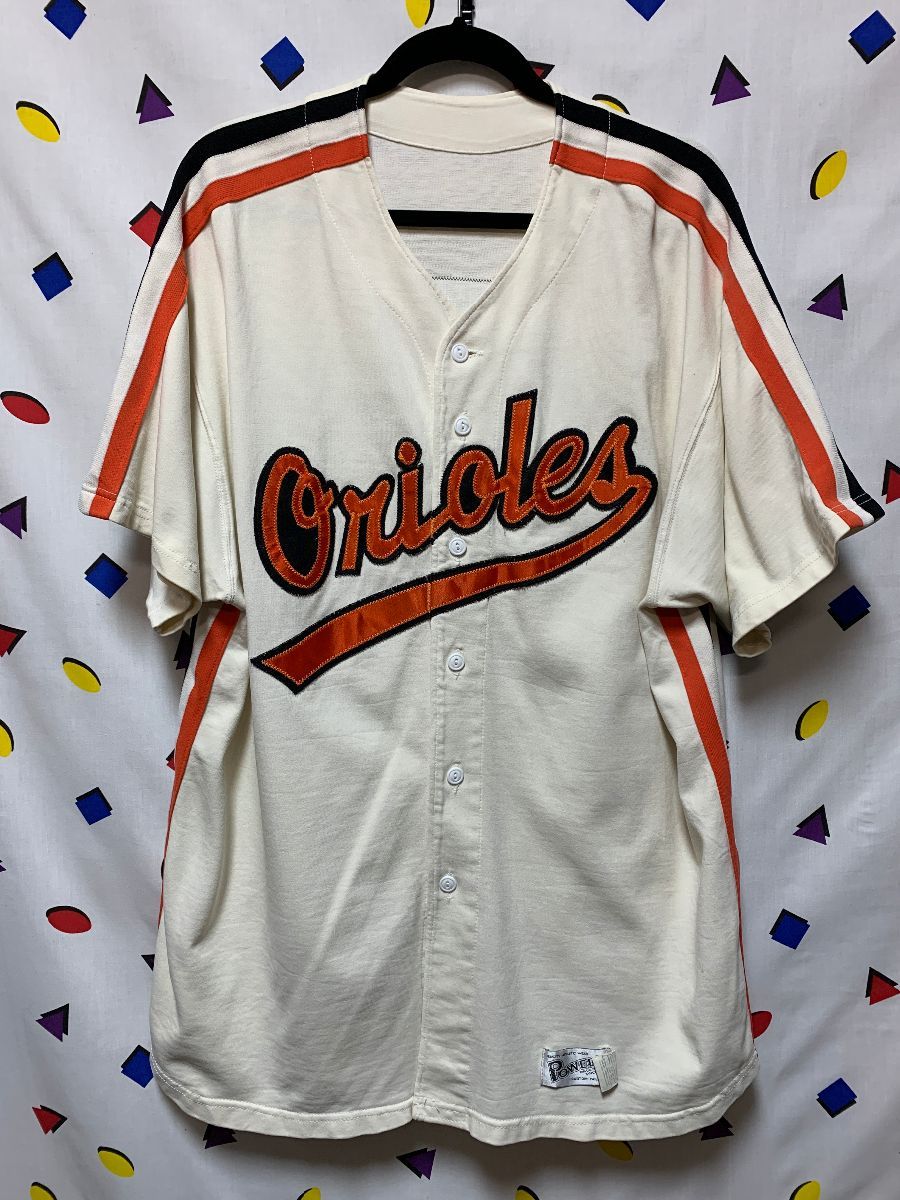 Orioles Stitched Baseball Jersey #7 Mlb Vertical Side Athletic Stripe Made  In Usa