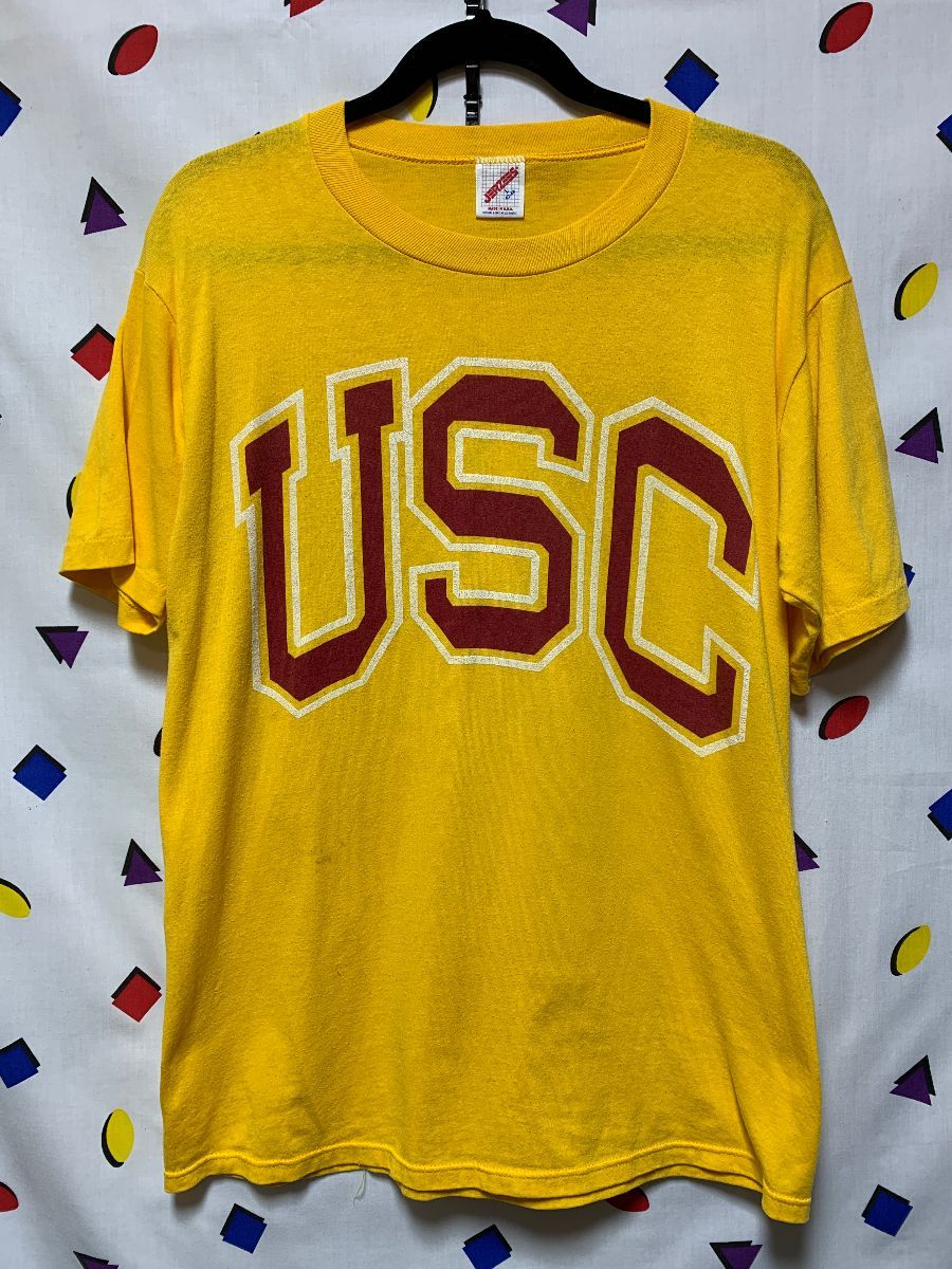 Retro Usc Trojans Logo Tshirt University Of Southern California As-is ...