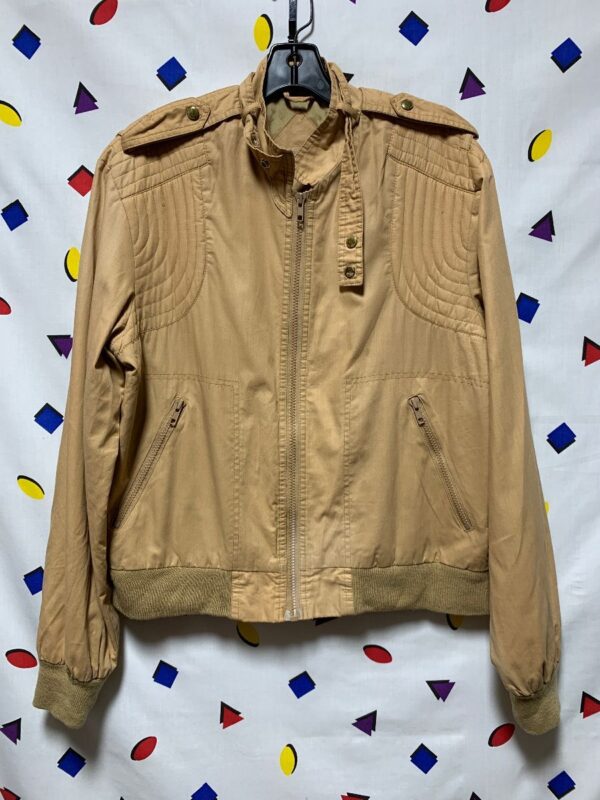 product details: THIN MEMBERS ONLY STYLE JACKET FUNKY QUILTING photo