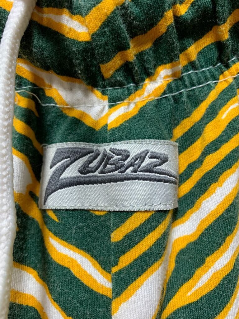 1980s Cotton Tiger Striped Zubaz Pants Boardwalk Vintage