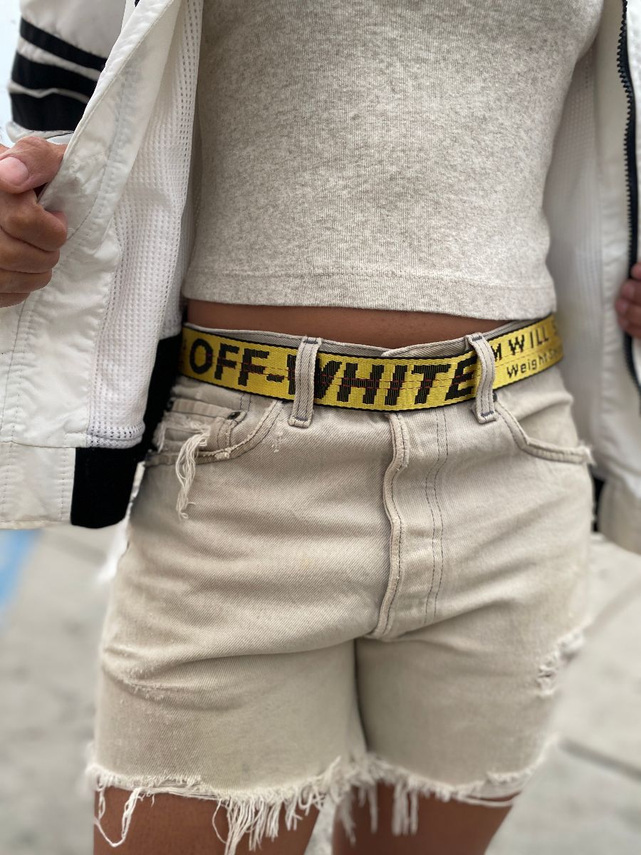 Off-white Industrial Belt 5,400 Lbs Weight Securing System