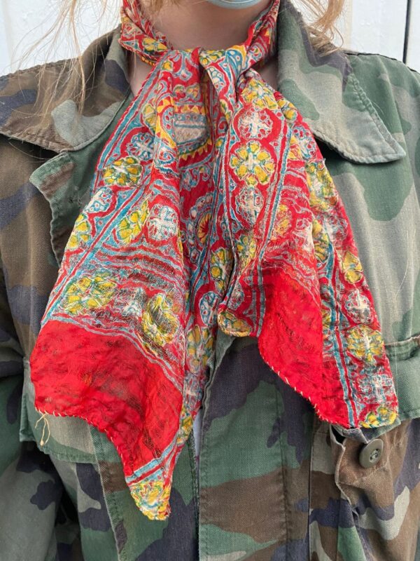 product details: THIN SHEER PAISLEY SCARF AS-IS photo