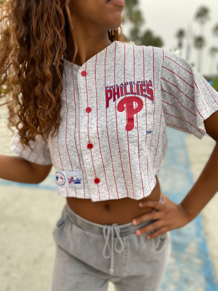 Philadelphia Phillies Barbie Baseball Jersey Red - Scesy