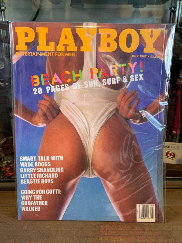 product details: PLAYBOY MAGAZINE - JULY 1987 BEACH PARTY BEASTIE BOYS, JOHN GOTTI photo