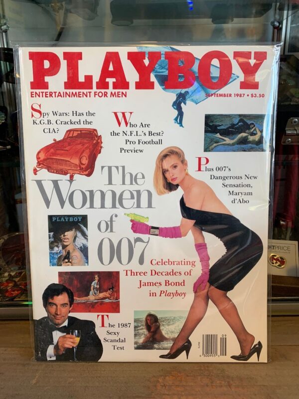 product details: PLAYBOY MAGAZINE - SEPTEMBER 1987 THE WOMEN OF 007 JAMES BOND photo
