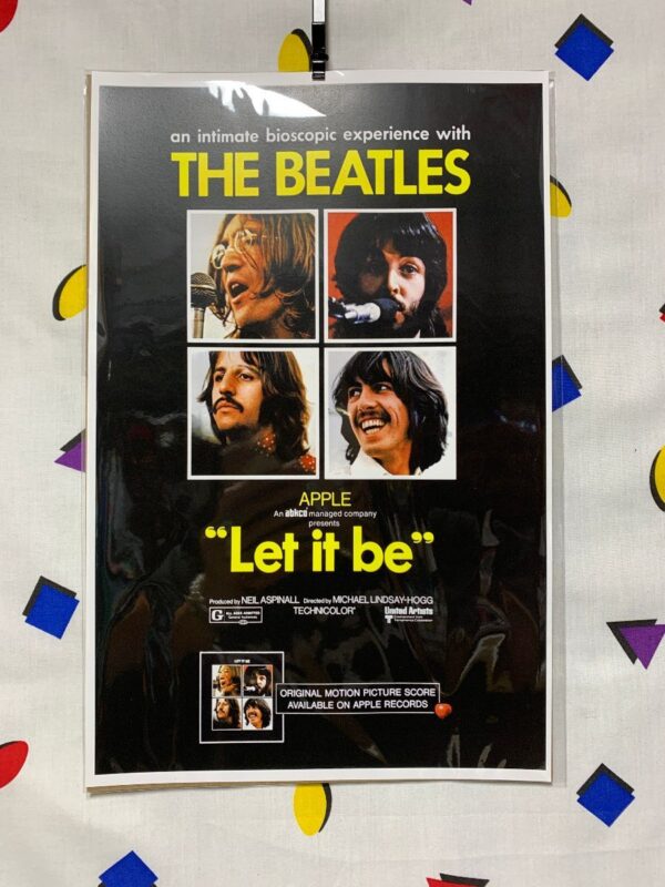product details: THE BEATLES- LET IT BE - AN INTIMATE BIOSCOPIC EXPERIENCE POSTER photo