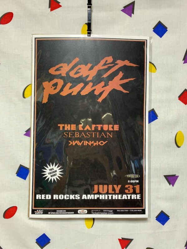 product details: DAFT PUNK WITH THE RAPTURE | JULY 31ST - RED ROCKS AMPHITHEATRE photo