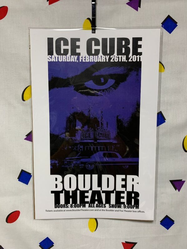 product details: ICE CUBE POSTER | BOULDER THEATER FEBRUARY 26TH 2011 photo