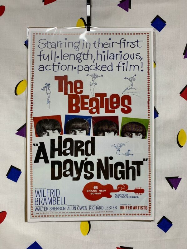 product details: THE BEATLES A HARD DAYS NIGHT POSTER photo