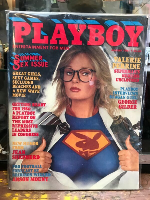product details: PLAYBOY MAGAZINE – AUGUST 1981 SUMMER SEX ISSUE | VALERIE PERRINE SUPERMAN’S NEMESIS |JEAN SHEPHERD | GEORGE GILDER photo