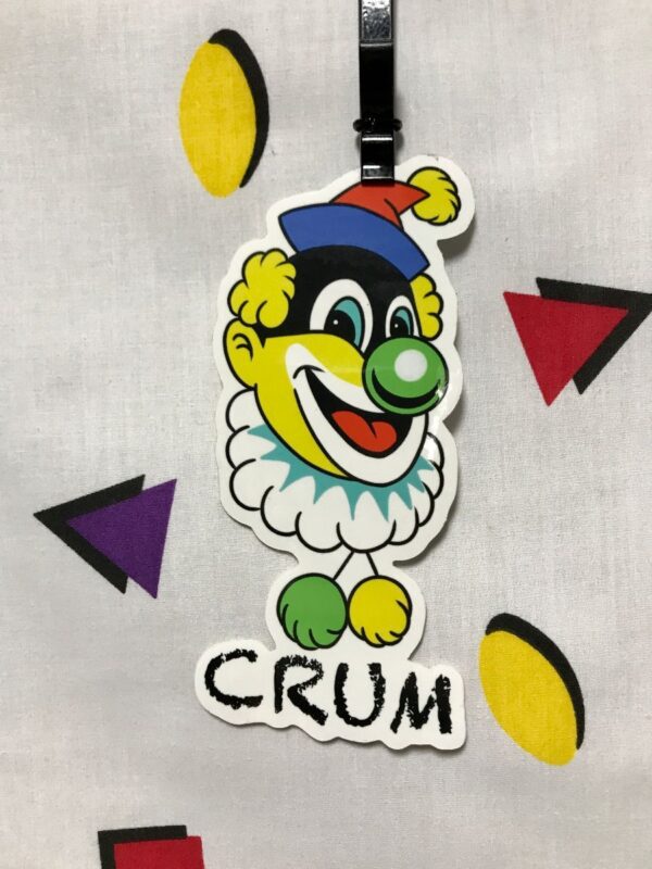 product details: LAUGHING CLOWN CRUM STICKER *LOCAL ARTIST photo