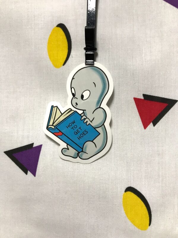 product details: GHOST READING HOW TO GET HOES CRUM STICKER  *LOCAL ARTIST photo