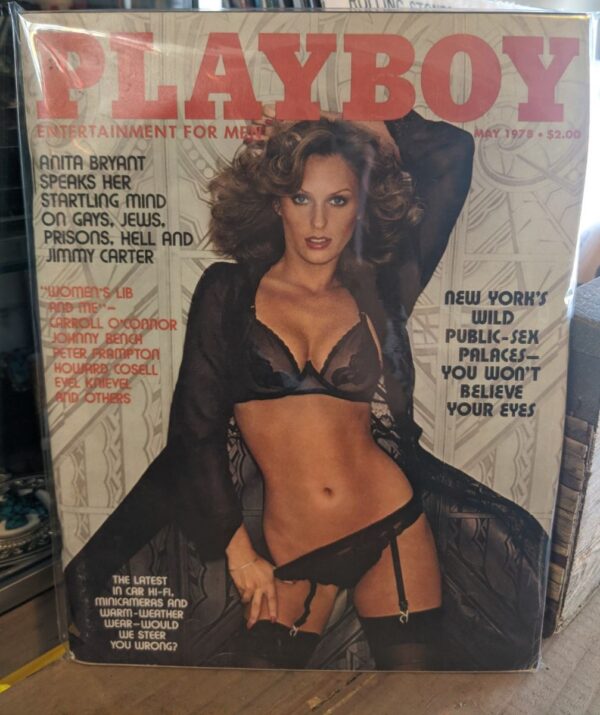 product details: DEADSTOCK PLAYBOY MAGAZINE - MAY 1978 - NEW YORKS WILD PUBLIC SEX PALACES photo