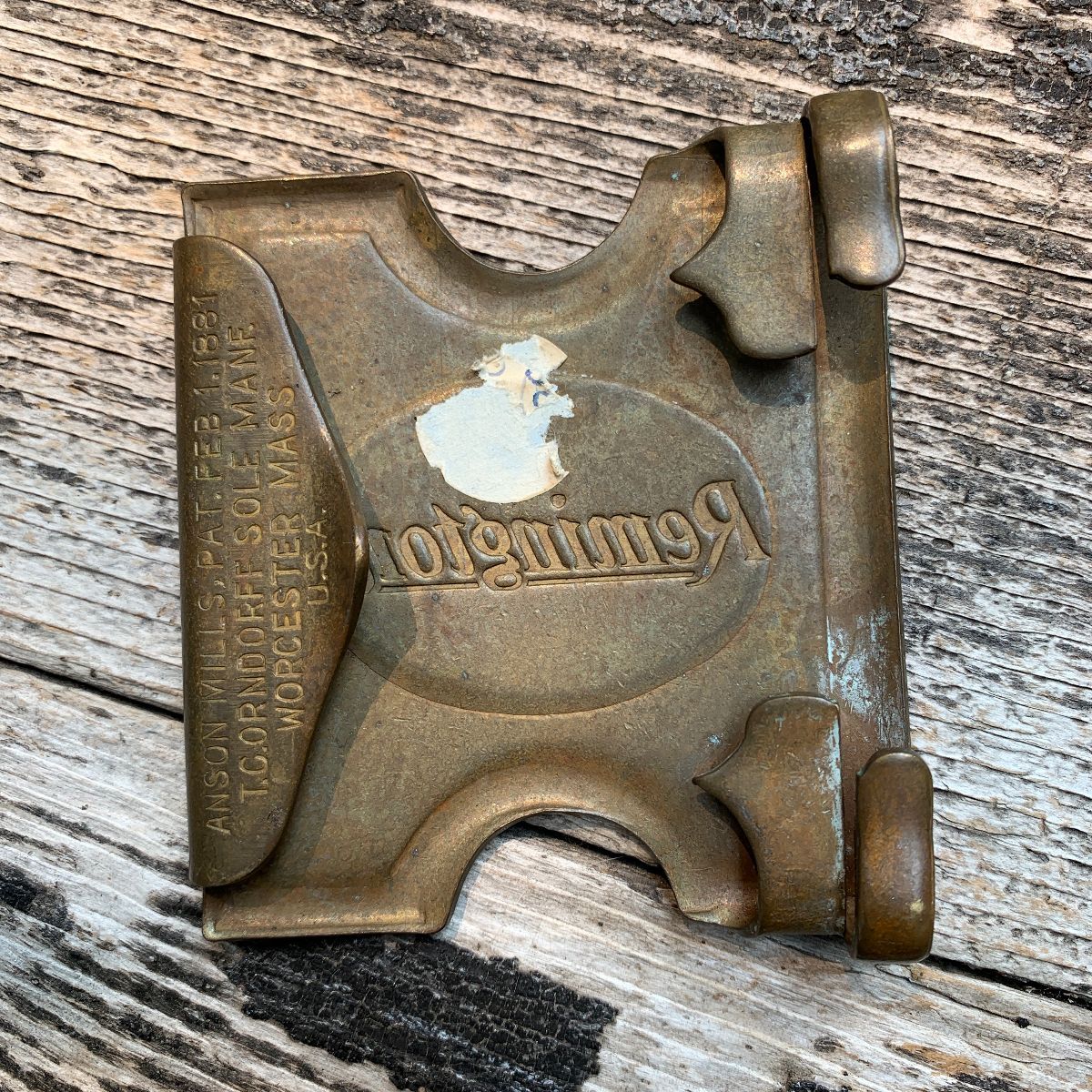 remington belt buckle