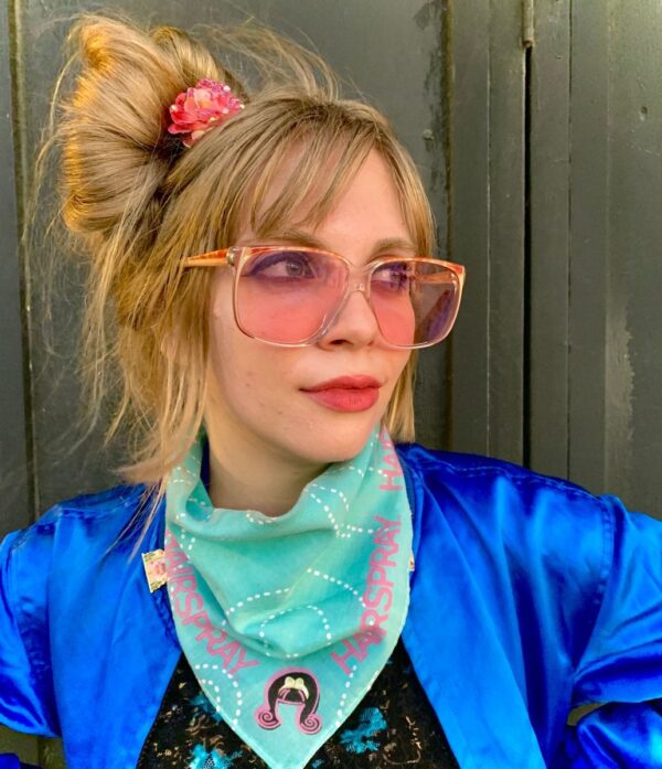 product details: RETRO LATE 70S, EARLY 80S SUNGLASSES CUSTOM DYED SHEER PINK LENSES photo
