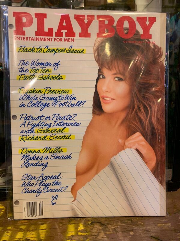 product details: PLAYBOY MAGAZINE - OCT 1987 - BACK TO CAMPUS ISSUE photo