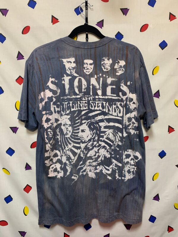 product details: ROLLING STONES TIE DYE VNECK BAND TSHIRT photo