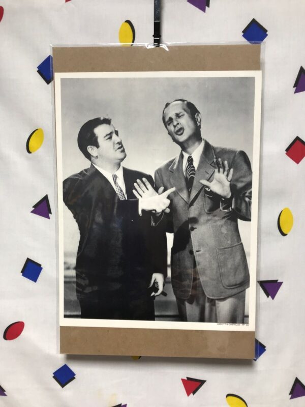 product details: ABBOT AND COSTELLO STAND UP COMEDY HOLLYWOOD STAR HEADSHOT PHOTO WHO\S ON FIRST photo