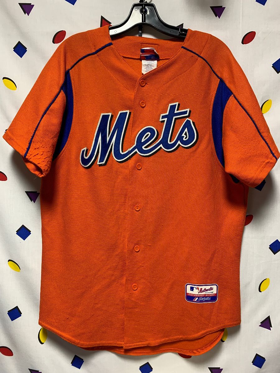 New York Mets Ss Bd Jersey Mlb Blue Armpit Sleeve Patch As-is