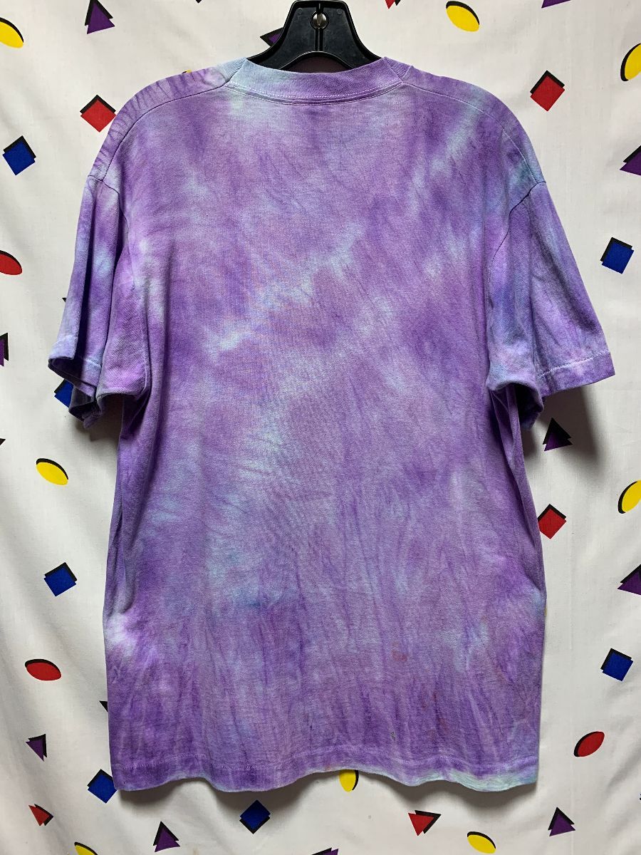 Chill Purple Celeste Tie Dye Tshirt | Boardwalk Vintage