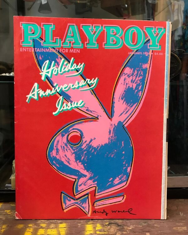 product details: PLAYBOY MAGAZINE - JAN 1986 - HOLIDAY ANNIVERSARY ISSUE - ANDY WARHOL COVER - photo