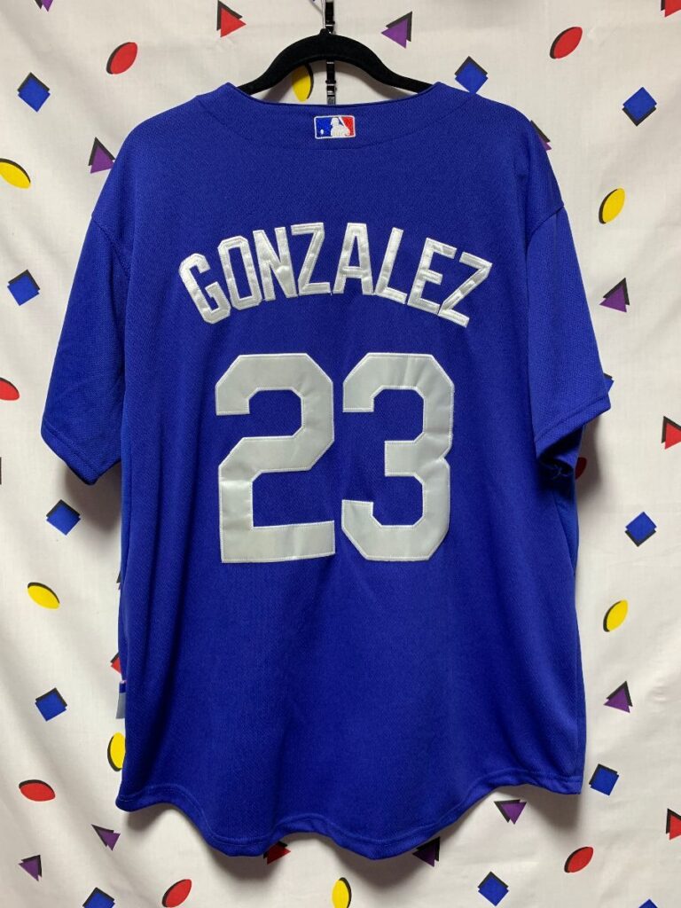 La Dodgers Baseball Jersey Number 23 Adrian Gonzalez Boardwalk Vintage