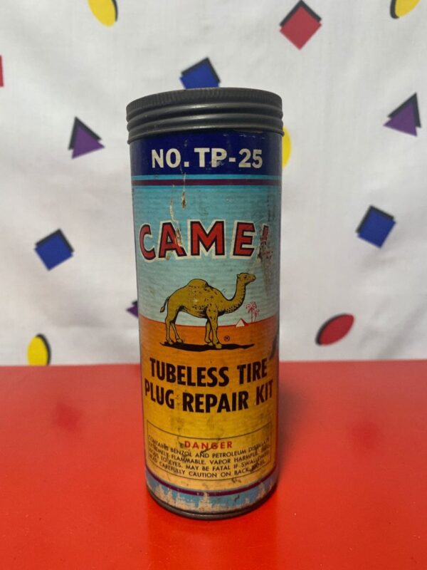 product details: CAMEL TUBELESS TIRE PLUG REPAIR KIT CIGARETTE MEMORABILIA photo