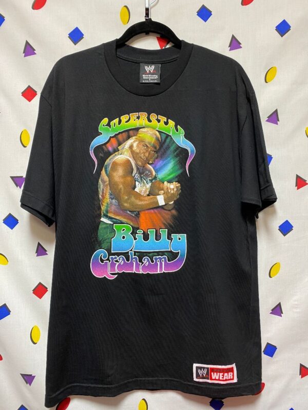 product details: BILLY GRAHAM SUPERSTAR WWE T-SHIRT WRESTLING AUTHENTIC WEAR photo