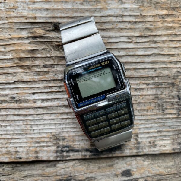 product details: RARE UNIQUE MENS VINTAGE WATCH CASIO CALCULATOR DBC-1500. DATA BANK photo