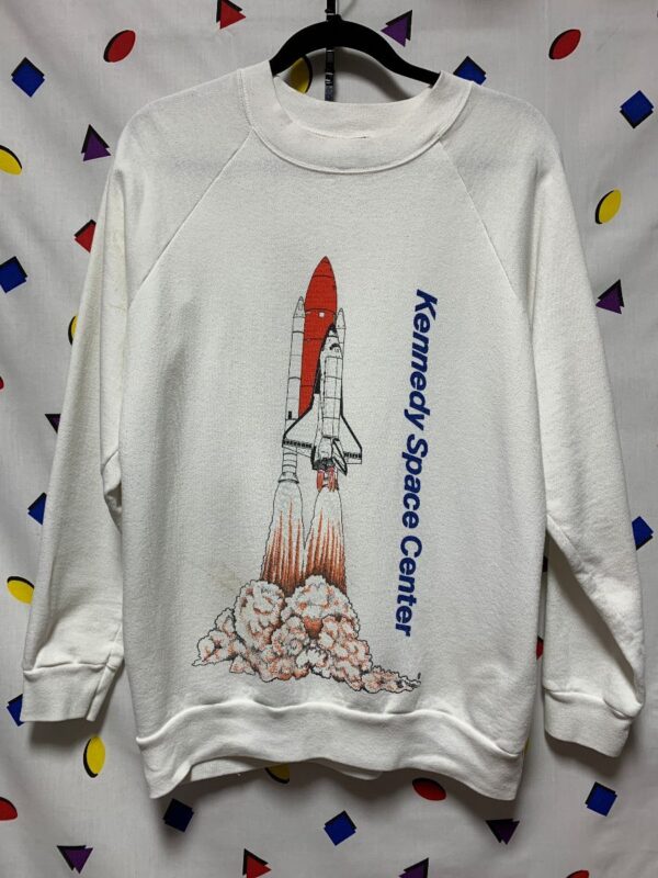 product details: SPACEPORT USA KENNEDY SPACE CENTER SPACE SHUTTLE CREW NECK SWEATSHIRT photo
