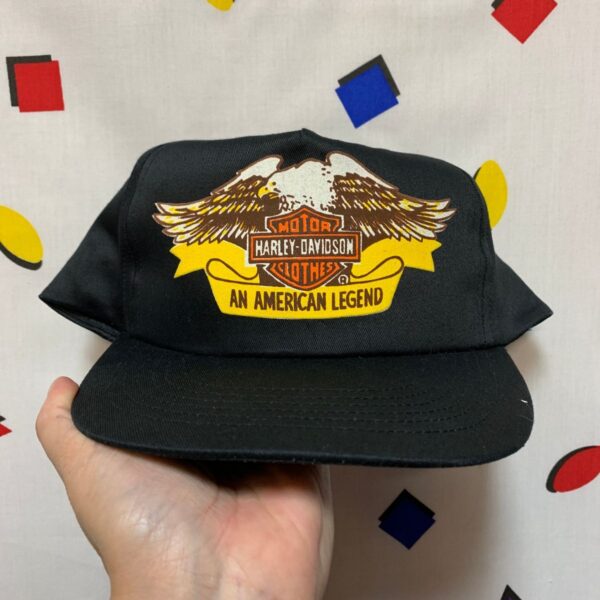 product details: HARLEY DAVIDSON MOTOR CLOTHES AN AMERICAN LEGEND SNAPBACK HAT photo