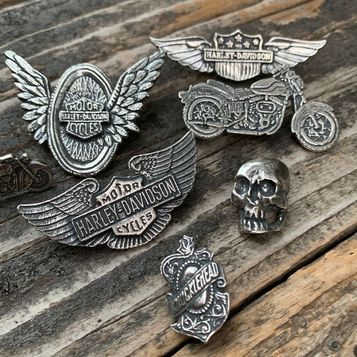 Vintage Harley Davidson pin GREAT SHAPE born to be wild