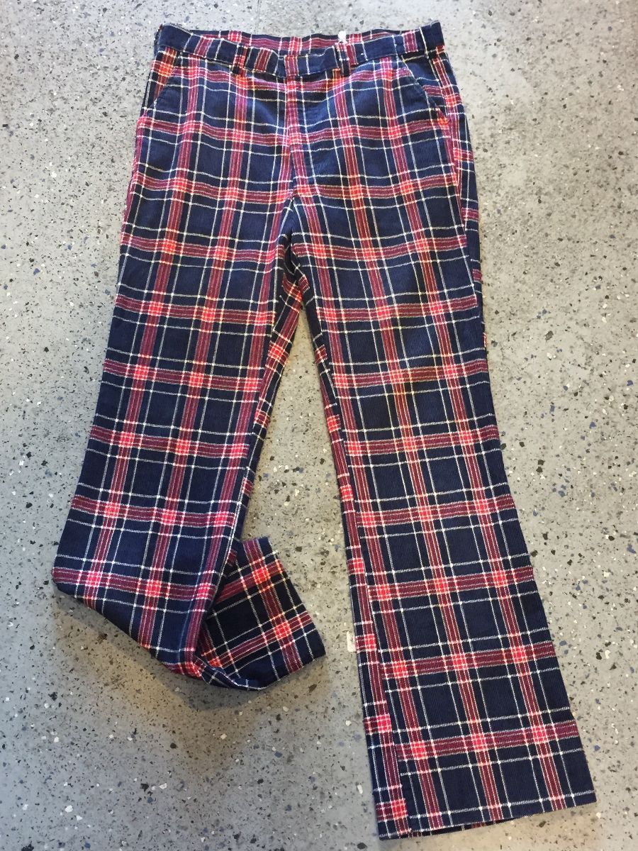 funky houndstooth/quilted flair pants | indyvin
