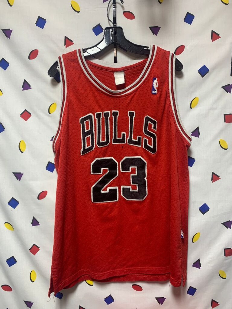 Nba Chicago Bulls Number 23 Michael Jordan Embroidered Basketball Jersey As Is | Boardwalk Vintage