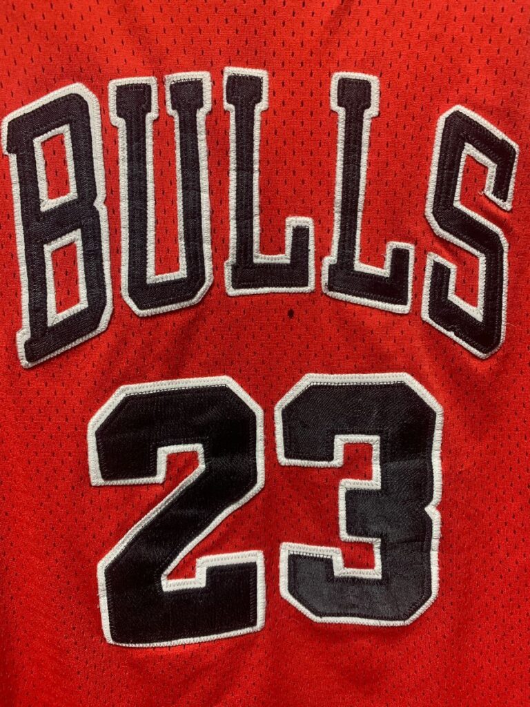 Nba Chicago Bulls Number 23 Michael Jordan Embroidered Basketball ...