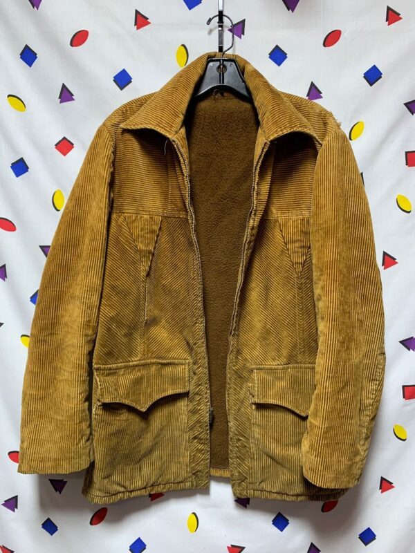 product details: 1960S-70S CORDUROY JACKET WITH SHERPA LINING AS-IS photo