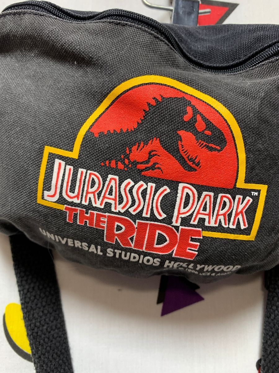 Classic 1996 Jurassic Park The Ride Canvas Fanny Pack Single Zipper ...