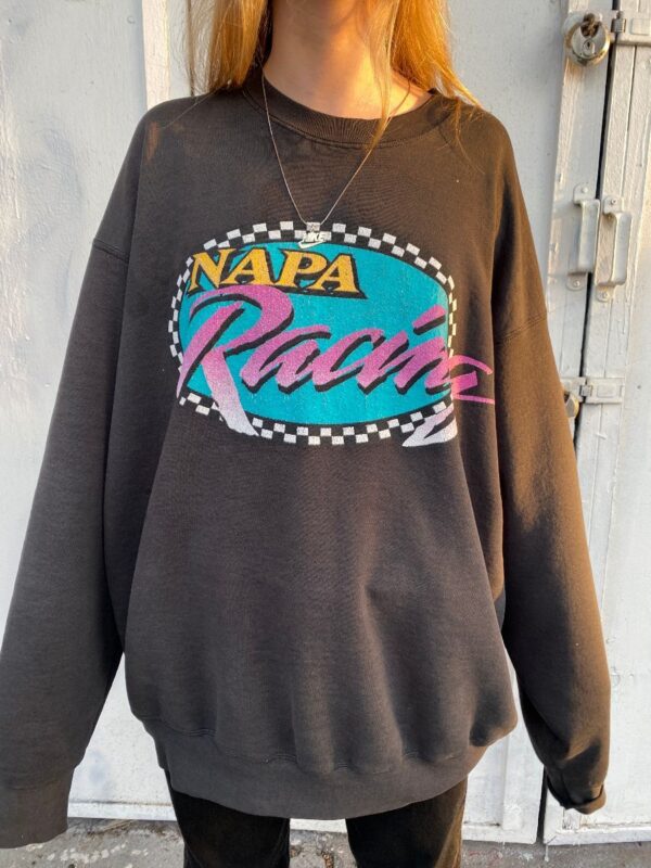 product details: 1990S OVERSIZED NAPA RACING PULLOVER SWEATSHIRT AS-IS photo
