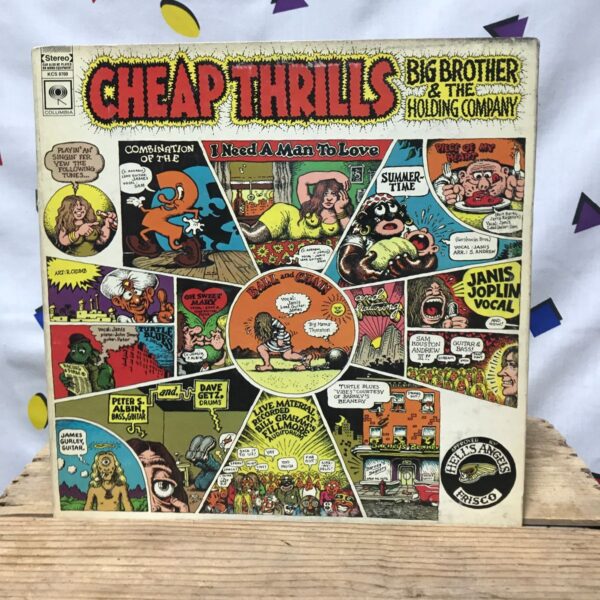product details: BIG BROTHER AND THE HOLDING COMPANY CHEAP THRILLS LP ALBUM FOLK BLUES PSYCHEDELIC ROCK photo