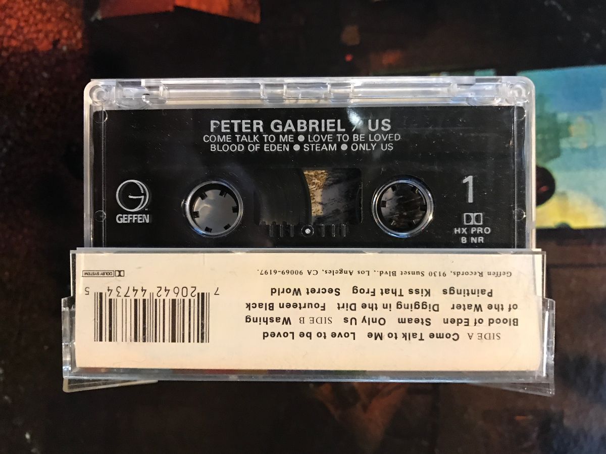 Vintage Cassette Tape – Peter Gabriel Us | Boardwalk Vintage
