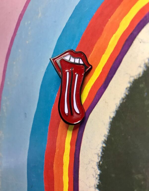 product details: NEW PIN - ROLLING STONES TONGUE LOGO EXTRA LONG photo