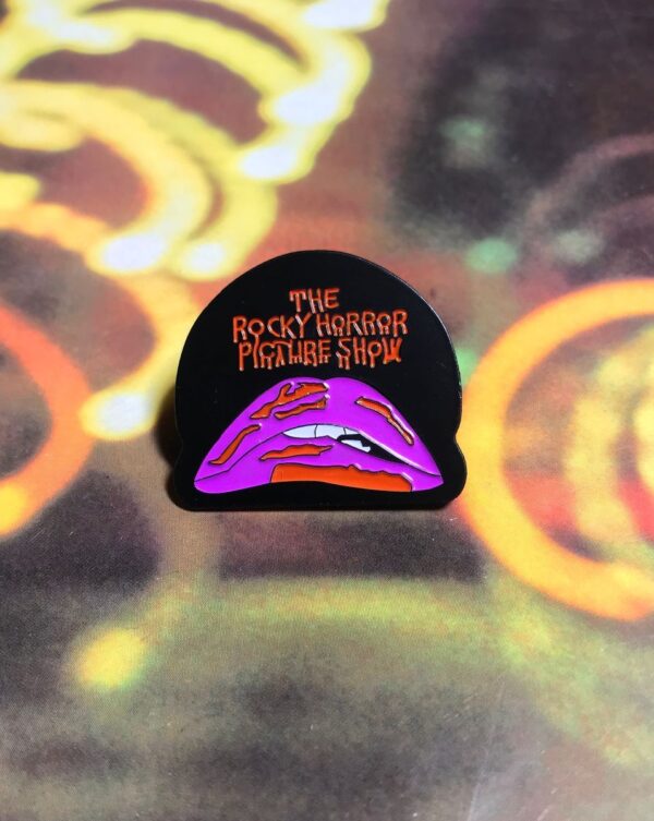 product details: NEW PIN - ROCKY HORROR PICTURE SHOW PURPLE LIPS LOGO photo