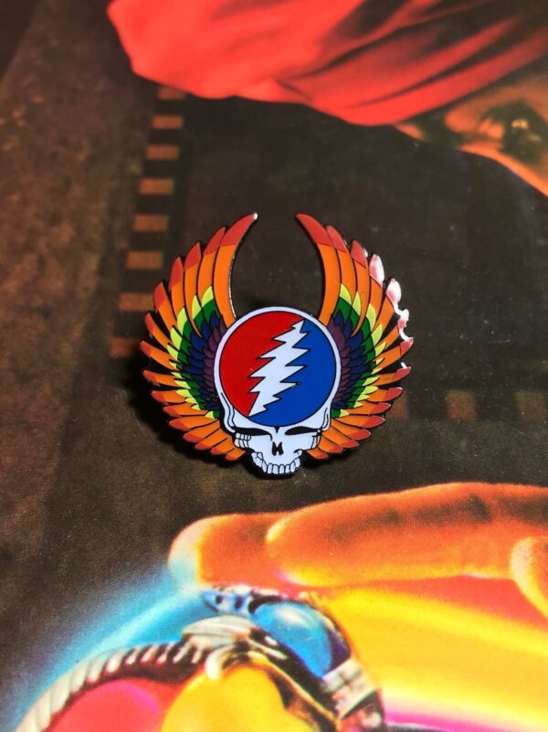 product details: NEW PIN - GRATEFUL DEAD SKULL WINGS photo
