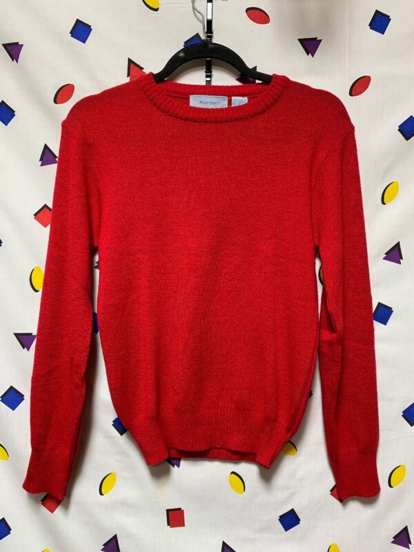 product details: DEADSTOCK 1970S RETRO PULLOVER KNIT SWEATER SMALL FIT photo