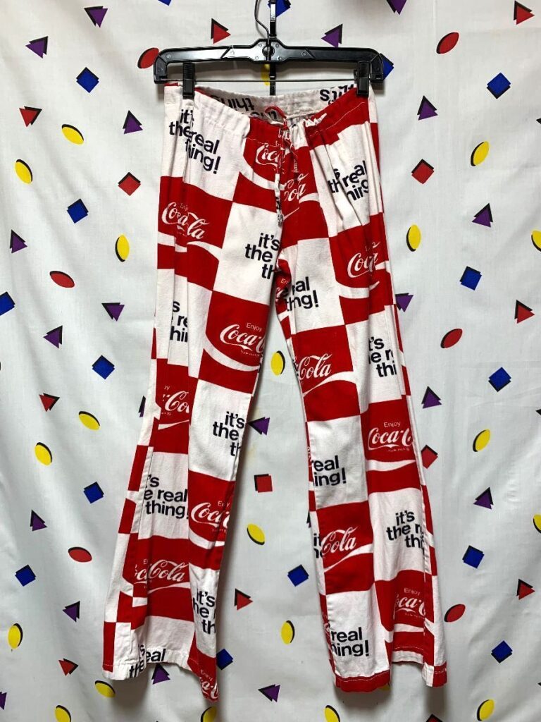 coca cola pants vintage