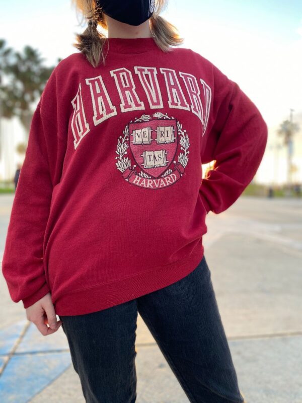 product details: CLASSIC VINTAGE HARVARD UNIVERSITY PULLOVER SWEATSHIRT photo