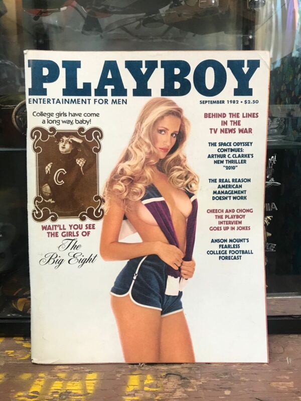 product details: PLAYBOY MAGAZINE – SEP 1982 COLLEGE GIRLS BIG EIGHT | TV NEWS WAR | CHEECH AND CHONG | ARTHUR C. CLARKE photo