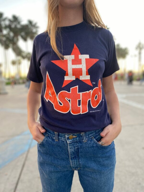 product details: 1988 MLB HOUSTON ASTROS BASEBALL GRAPHIC T-SHIRT photo