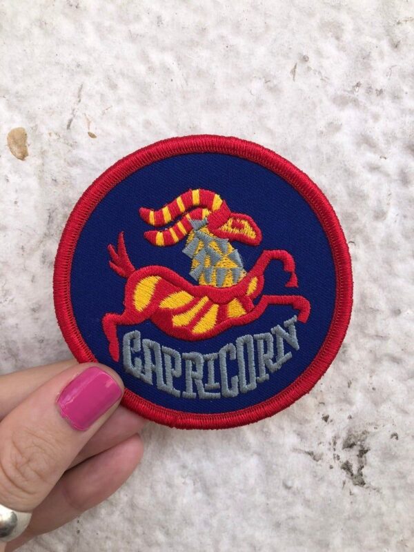 product details: EMBROIDERED PATCH - CAPRICORN - ZODIAC SIGN photo